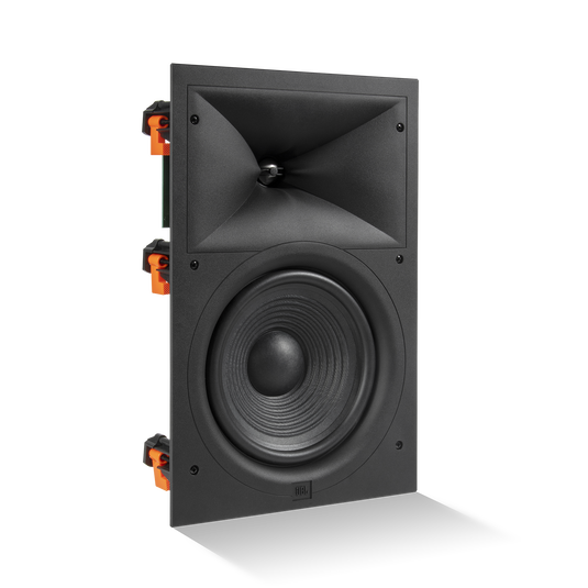 Stage 280W - Black - 2-way Dual 5.25" (130mm) In-Wall Loudspeaker - Left image number null